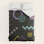 Memphis Pattern 4 - 80s Retro Duvet Cover Gallery Image 6
