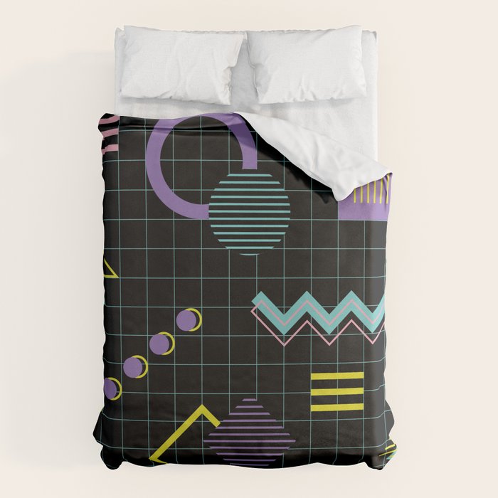 Memphis Pattern 4 - 80s Retro Duvet Cover Gallery Image 6