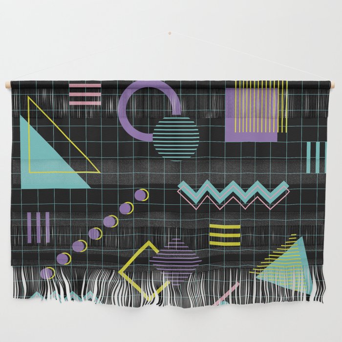 Memphis Pattern 4 - 80s Retro Wall Hanging Gallery Image 1