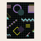 Memphis Pattern 4 - 80s Retro Poster Gallery Image 4