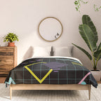 Memphis Pattern 4 - 80s Retro Comforter Gallery Image 3