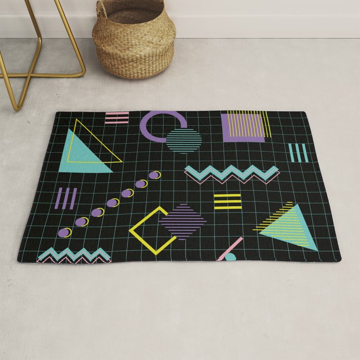 Memphis Pattern 4 - 80s Retro Rug Gallery Image 1