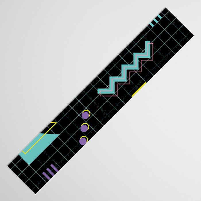 Memphis Pattern 4 - 80s Retro Table Runner Gallery Image 3