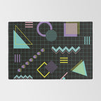 Memphis Pattern 4 - 80s Retro Rug Gallery Image 2