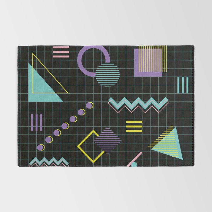 Memphis Pattern 4 - 80s Retro Rug Gallery Image 2