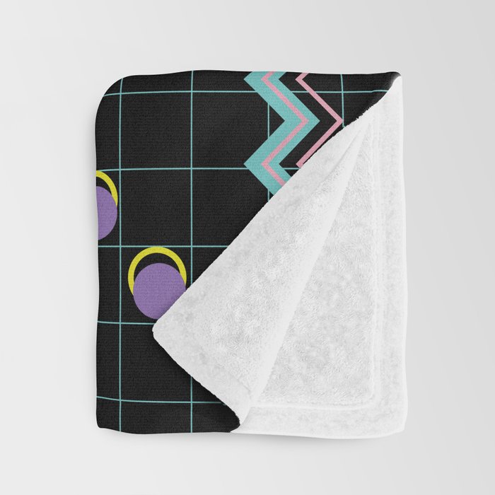 Memphis Pattern 4 - 80s Retro Throw Blanket Gallery Image 3
