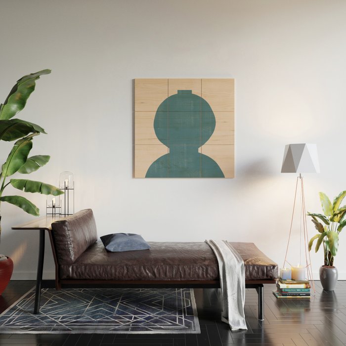 Study Shape Vase No.5 Wood Wall Art Gallery Image 2