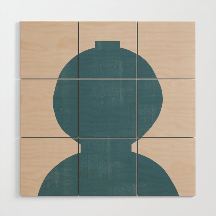 Study Shape Vase No.5 Wood Wall Art Gallery Image 1