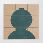 Study Shape Vase No.5 Wood Wall Art Gallery Image 1