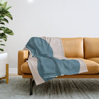 Study Shape Vase No.5 Throw Blanket Gallery Image 1