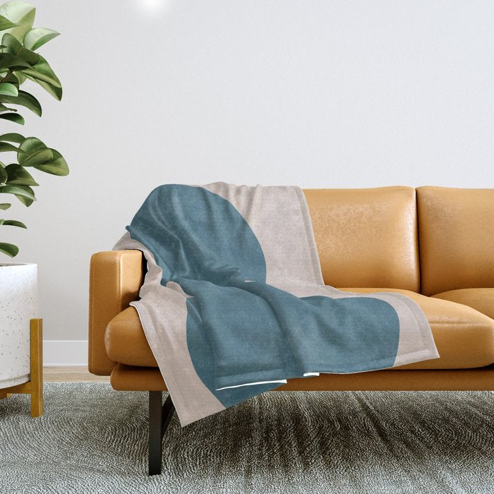 Study Shape Vase No.5 Throw Blanket Gallery Image 1