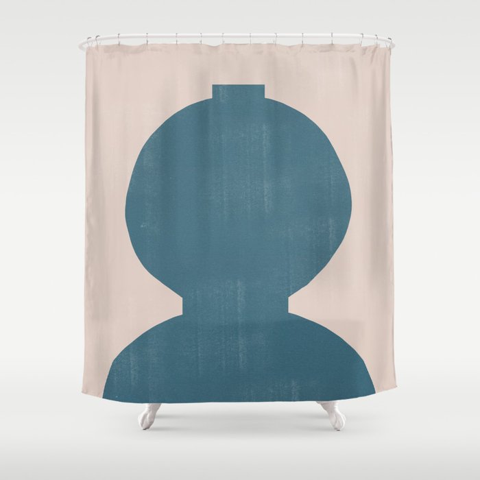 Study Shape Vase No.5 Shower Curtain Gallery Image 1