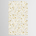 Christmas Golden Stars Elegant Celestial Stars Tablecloth Gallery Image 2