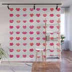 Kiss Collection - Pink Palette Wall Mural Gallery Image 1