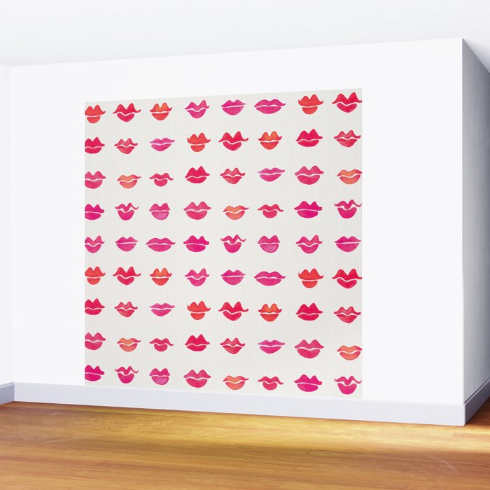 Kiss Collection - Pink Palette Wall Mural Gallery Image 2