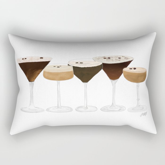 Espresso Martinis Rectangular Pillow Gallery Image 2