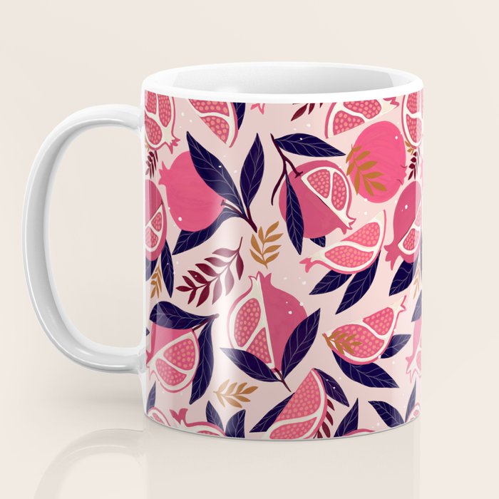 Pomegranate - Pink Coffee Mug Gallery Image 3