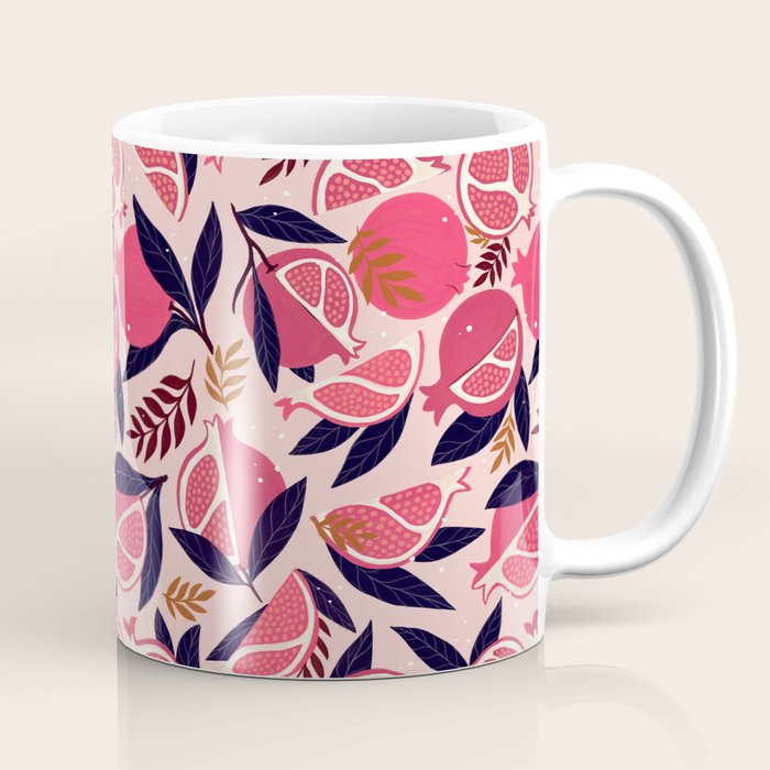 Pomegranate - Pink Coffee Mug Gallery Image 1