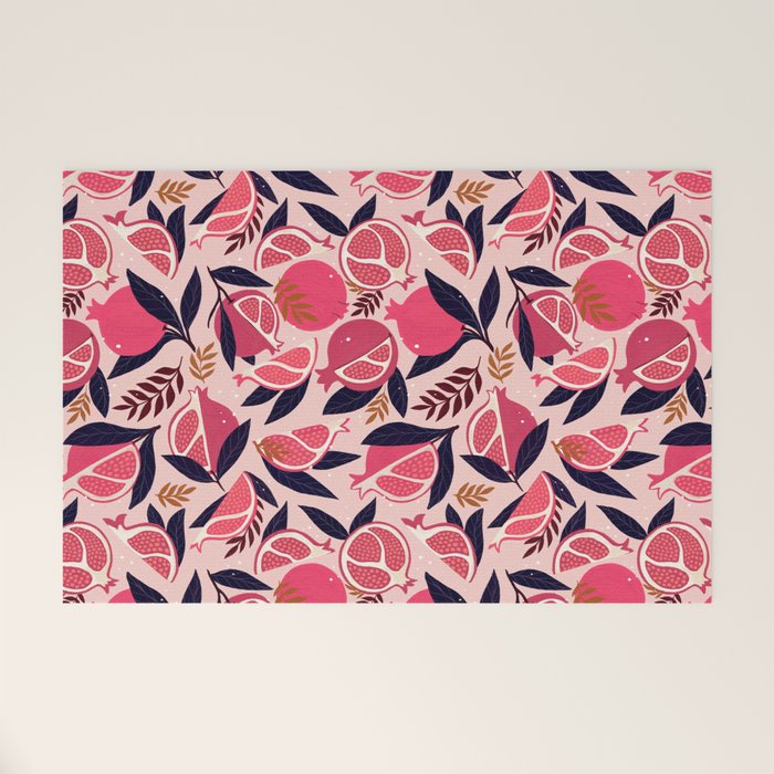 Pomegranate - Pink Welcome Mat Gallery Image 1