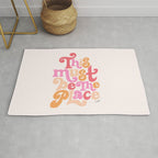 This Must Be the Place (Pink Palette) Rug Gallery Image 1