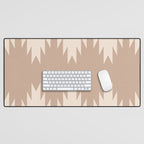 Geometric Southwestern Minimalism - Neutral Natural Beige Desk Mat Gallery Image 1
