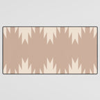 Geometric Southwestern Minimalism - Neutral Natural Beige Desk Mat Gallery Image 3
