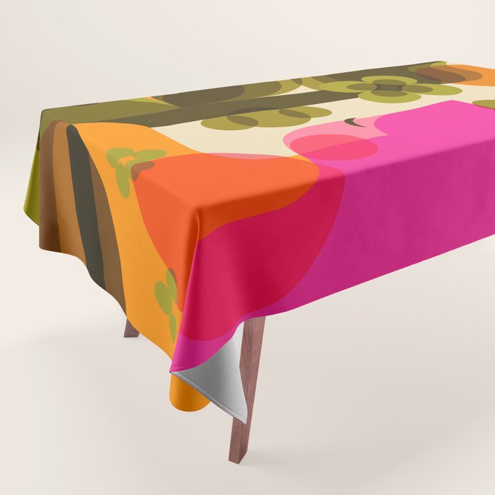 Girl in the Garden  Tablecloth Gallery Image 1