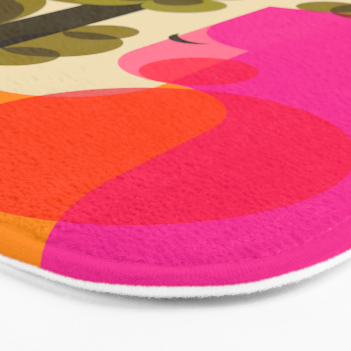 Girl in the Garden  Bath Mat Gallery Image 3