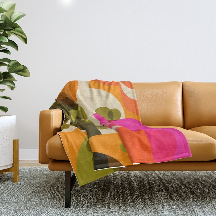 Girl in the Garden  Throw Blanket Gallery Image 1