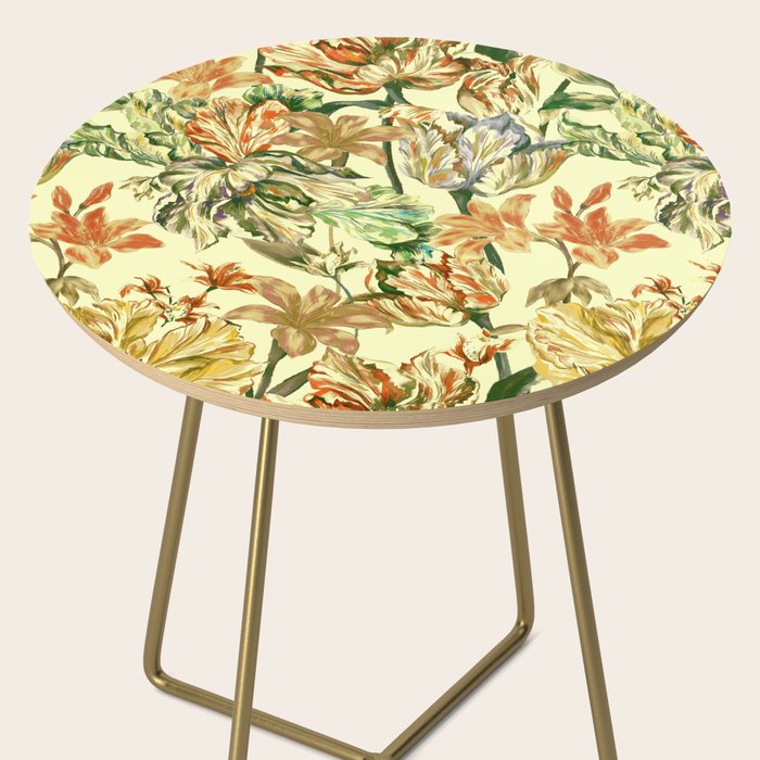 Watercolor Golden Bloom Side Table Gallery Image 2