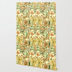 Watercolor Golden Bloom Wallpaper Gallery Image 2