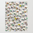 Cute Tiny Skulls Poster Gallery Image 4