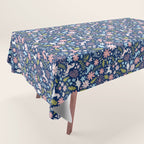 Dinosaur + Unicorn on Royal Blue Tablecloth Gallery Image 1