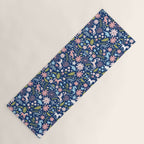 Dinosaur + Unicorn on Royal Blue Yoga Mat Gallery Image 1