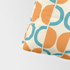 Mid Century Half Circle Pattern 137 Pillow Sham Gallery Image 4