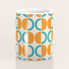 Mid Century Half Circle Pattern 137 Coffee Mug Gallery Image 4