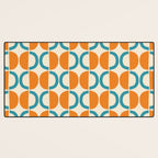 Mid Century Half Circle Pattern 137 Desk Mat Gallery Image 3