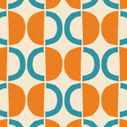 Mid Century Half Circle Pattern 137 Coffee Mug Gallery Image 2