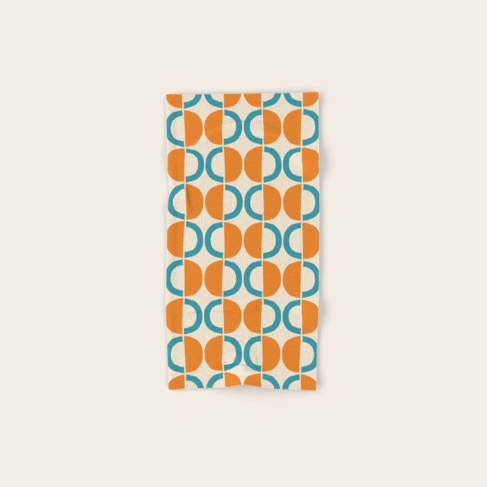 Mid Century Half Circle Pattern 137 Bath Towel Gallery Image 1