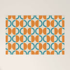 Mid Century Half Circle Pattern 137 Welcome Mat Gallery Image 1
