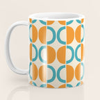 Mid Century Half Circle Pattern 137 Coffee Mug Gallery Image 3