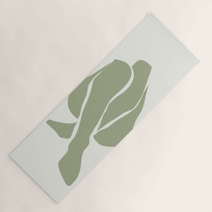 Abstract Woman 12 Yoga Mat Gallery Image 1
