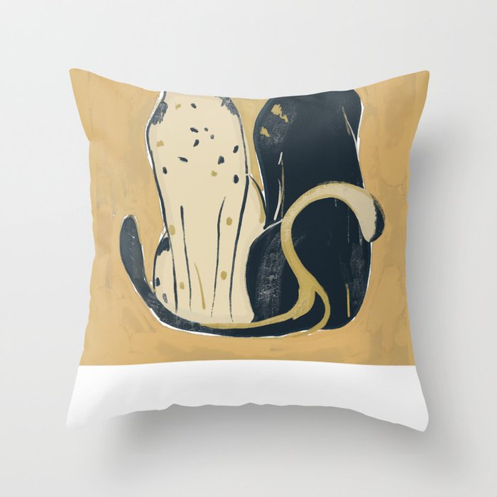 Two Cheetahs 2 Throw Pillow Gallery Image 1