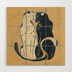 Two Cheetahs 2 Wood Wall Art Gallery Image 1