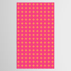 Swiss Cross Symbol in Pink and Orange Tablecloth Gallery Image 2