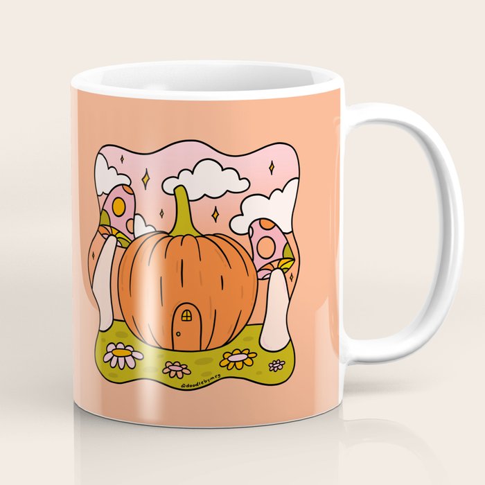 Pumpkin Cottage Coffee Mug Gallery Image 1