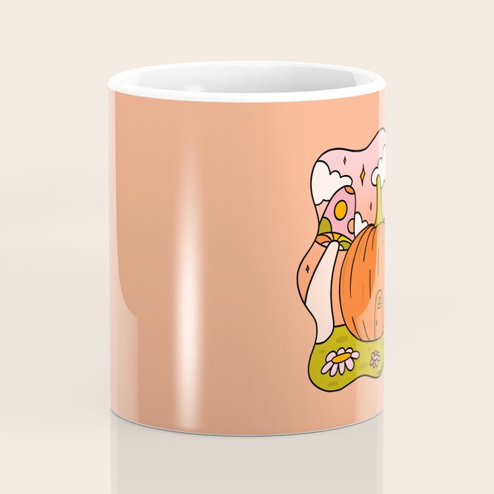 Pumpkin Cottage Coffee Mug Gallery Image 4