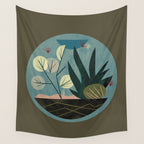 Terrarium No. 7 Wall Tapestry Gallery Image 4