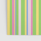Summer Stripes Lime Green Multicolor Pattern Poster Gallery Image 3