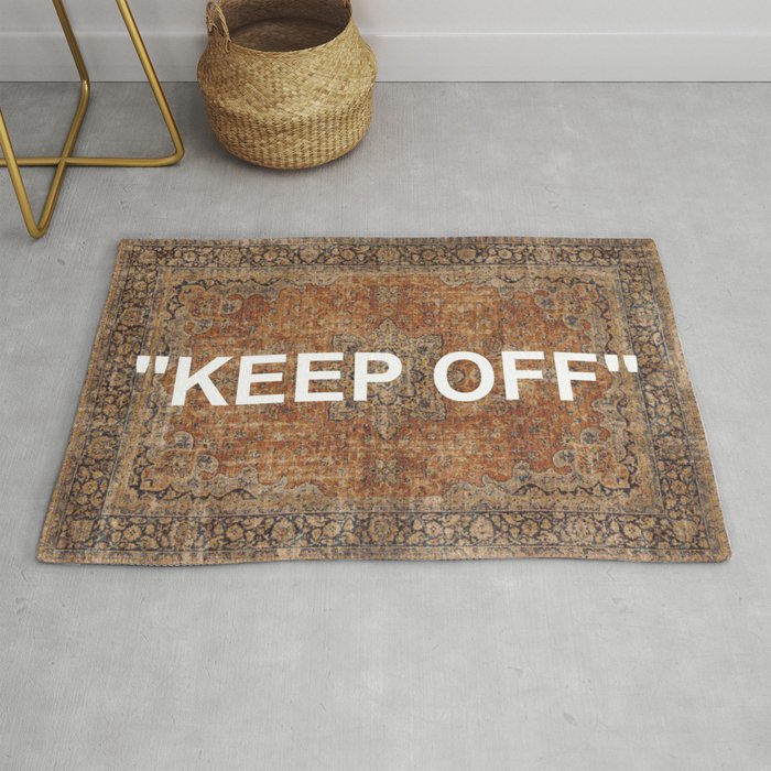 vintage musrad rug - keep off Rug Gallery Image 1